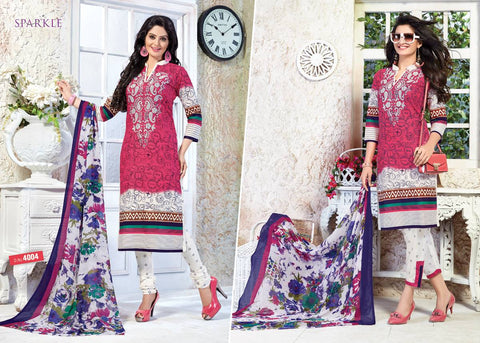 Patidar Mills Present Spark Cotton Fabric Daily Wear Salwar Suits