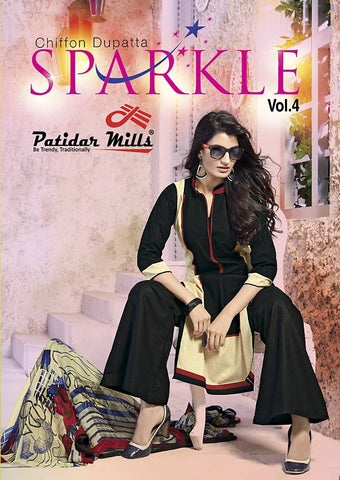 Patidar Mills Present Spark Cotton Fabric Daily Wear Salwar Suits
