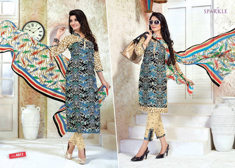 Patidar Mills Present Spark Cotton Fabric Daily Wear Salwar Suits