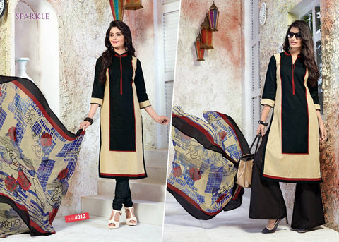 Patidar Mills Present Spark Cotton Fabric Daily Wear Salwar Suits