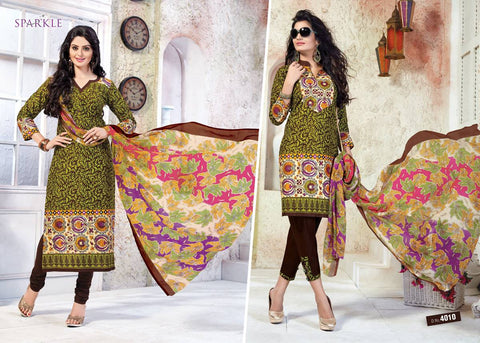 Patidar Mills Present Spark Cotton Fabric Daily Wear Salwar Suits