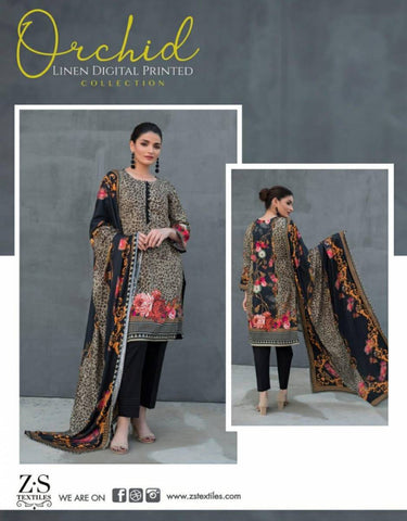 Zx Textile Presents Orchid Pakistani Designer Salwar Kameez 