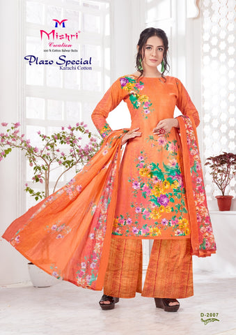 Mishri Plazo Special Vol 2 Pure Cotton Casual Collection Suits