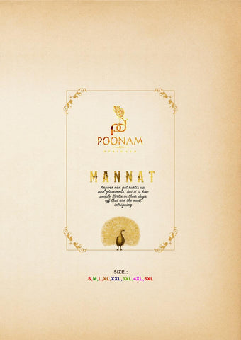 Poonam Designer Presents Mannat Georgette Fancy Designer Kurtis Collection