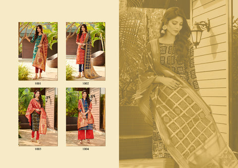 Prince Textile Presents Bandhani Pakistani Designer Salwar Kutis