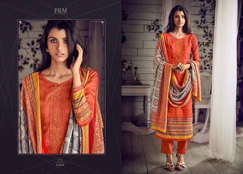 PRM Trendz Daisy Pure Jam Silk  Fancy Designer Salwar Suit