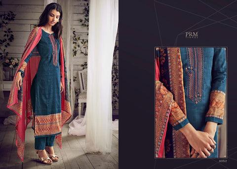 PRM Trendz Daisy Pure Jam Silk  Fancy Designer Salwar Suit