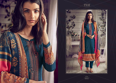 PRM Trendz Daisy Pure Jam Silk  Fancy Designer Salwar Suit