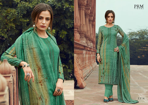 PRM Trendz Lunched Hoor Muslin Fancy Designer Salwar Suits