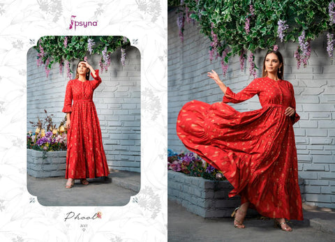 Psyna Presents Phool Vol 3 Cambric Cotton Printed Casual Wear Kurtis Collection