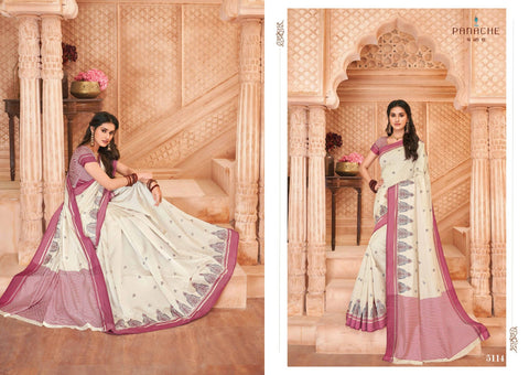 Panache Launched Shloka Silk Fancy Designer Sarees Collection