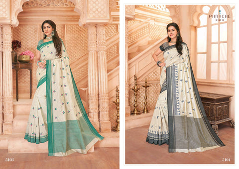Panache Launched Shloka Silk Fancy Designer Sarees Collection