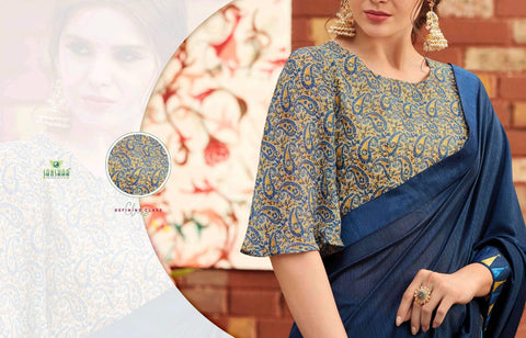 Sanskar Launched Party Wear Fancy Printed Designer Sarees