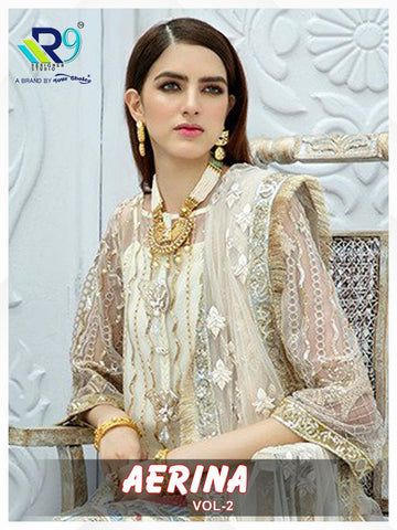 Aerina Fancy Designer Heavy Embroidery Salwar Kameez