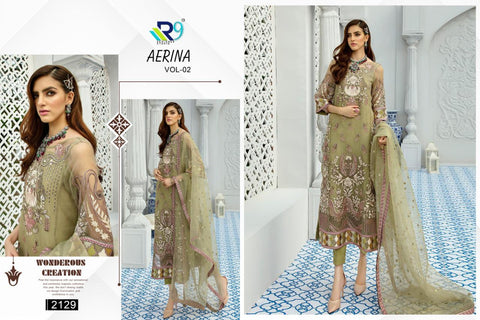 Aerina Fancy Designer Heavy Embroidery Salwar Kameez