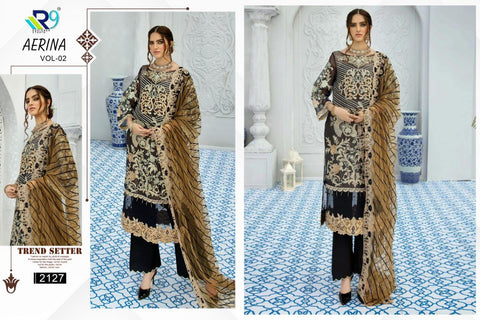 Aerina Fancy Designer Heavy Embroidery Salwar Kameez