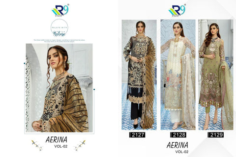 Aerina Fancy Designer Heavy Embroidery Salwar Kameez