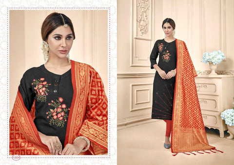 AVC PRESENTS RAAS HEAVY COTTIN SLUB FABRIC SALWAR SUIT
