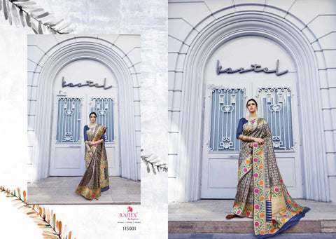 Rajtex Launched Krystila Silk Fancy Designer Sarees