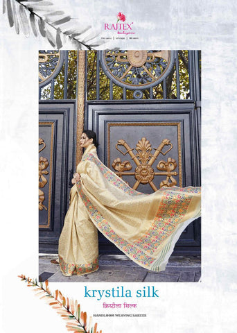 Rajtex Launched Krystila Silk Fancy Designer Sarees