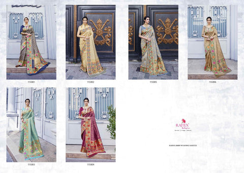 Rajtex Launched Krystila Silk Fancy Designer Sarees