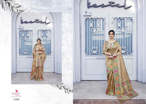 Rajtex Launched Krystila Silk Fancy Designer Sarees