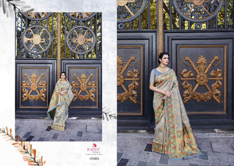 Rajtex Launched Krystila Silk Fancy Designer Sarees