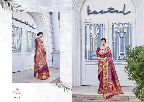 Rajtex Launched Krystila Silk Fancy Designer Sarees