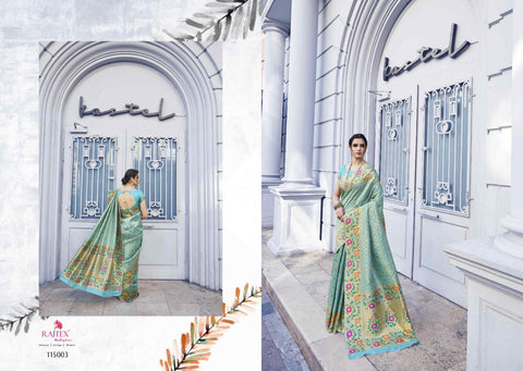 Rajtex Launched Krystila Silk Fancy Designer Sarees