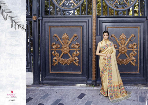 Rajtex Launched Krystila Silk Fancy Designer Sarees