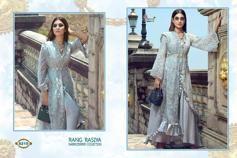 Shree Fabs Rang Rasiya Embroidered Collection Georgette Work Pakistani Suits