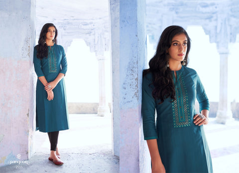 Rangoon Presents Light Line Vol 2 Linen Daily Wear Kurtis Collection