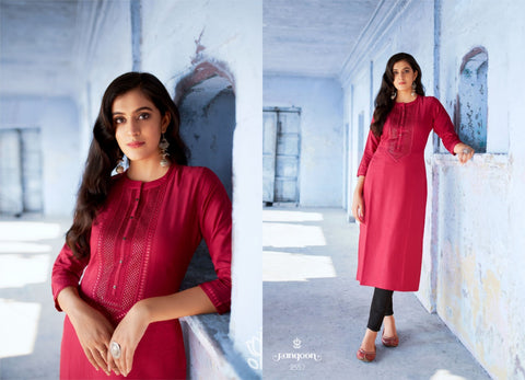 Rangoon Presents Light Line Vol 2 Linen Daily Wear Kurtis Collection