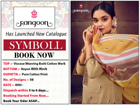 Rangoon Presents Symbool Viscose Cotton Casual Wear Kurtis Collection