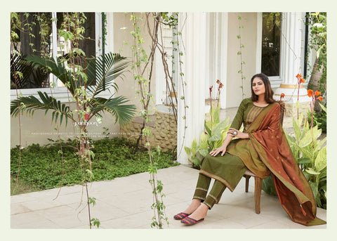 Rangoon Presents Rajdhani Silk Fancy Designer Salwar Suits