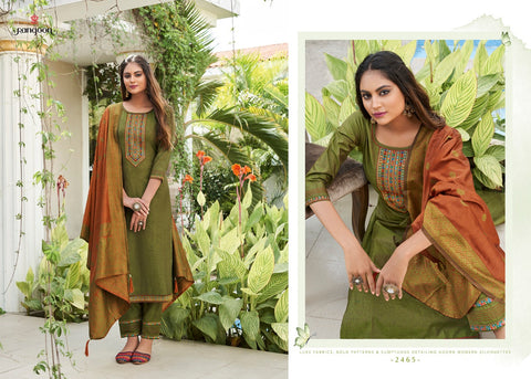 Rangoon Presents Rajdhani Silk Fancy Designer Salwar Suits
