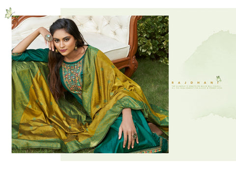 Rangoon Presents Rajdhani Silk Fancy Designer Salwar Suits
