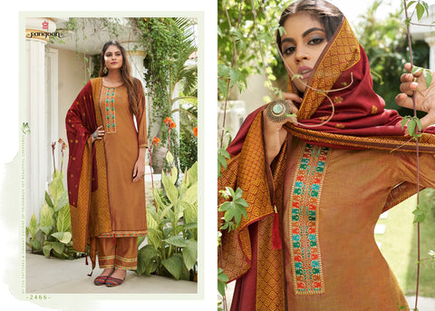 Rangoon Presents Rajdhani Silk Fancy Designer Salwar Suits