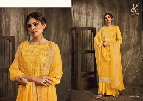 Kapil Fab Presents Rangrez Cotton Casual Wear Salwar Suits