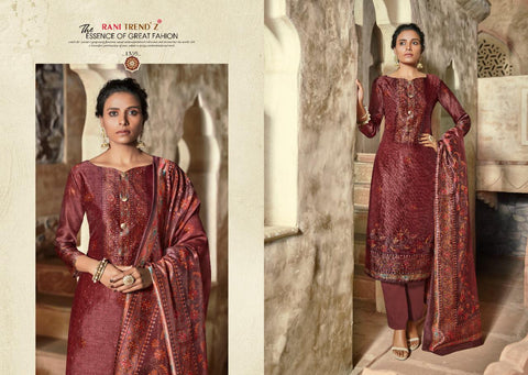 Rani Trendz Presents Kia Chanderi Silk Fancy Designer Salwar Suits