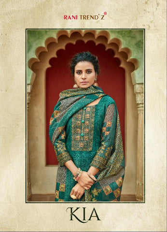 Rani Trendz Presents Kia Chanderi Silk Fancy Designer Salwar Suits