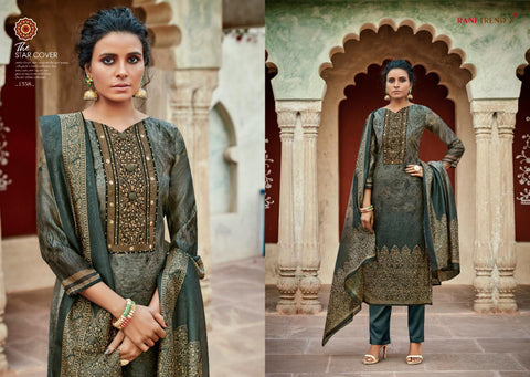 Rani Trendz Presents Kia Chanderi Silk Fancy Designer Salwar Suits