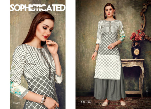 Rani Trendz Presents Rayon Printed Fancy Designer Kurtis Collection