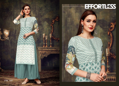 Rani Trendz Presents Rayon Printed Fancy Designer Kurtis Collection