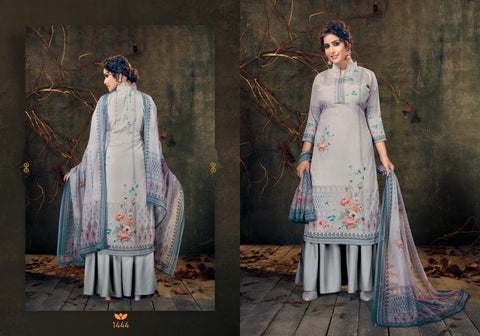 Rani Trendz Presents Sehar Heavy Silk Crape Printed Fancy Designer Salwar Kameez