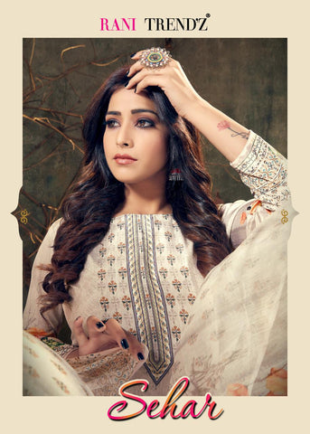 Rani Trendz Presents Sehar Heavy Silk Crape Printed Fancy Designer Salwar Kameez