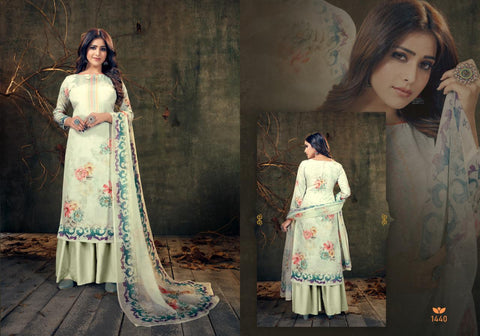 Rani Trendz Presents Sehar Heavy Silk Crape Printed Fancy Designer Salwar Kameez