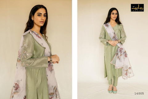 Rawayat Launched Rehstore Jam Silk Casaul Wear Salwar Suits