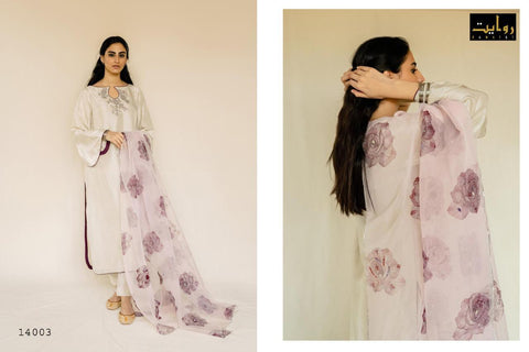 Rawayat Launched Rehstore Jam Silk Casaul Wear Salwar Suits