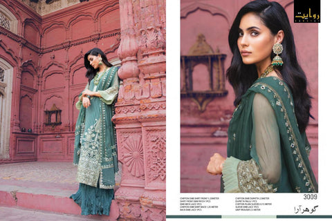 Rawayat Khas Heavy Georgette Fancy Pakistani Salwar Suit